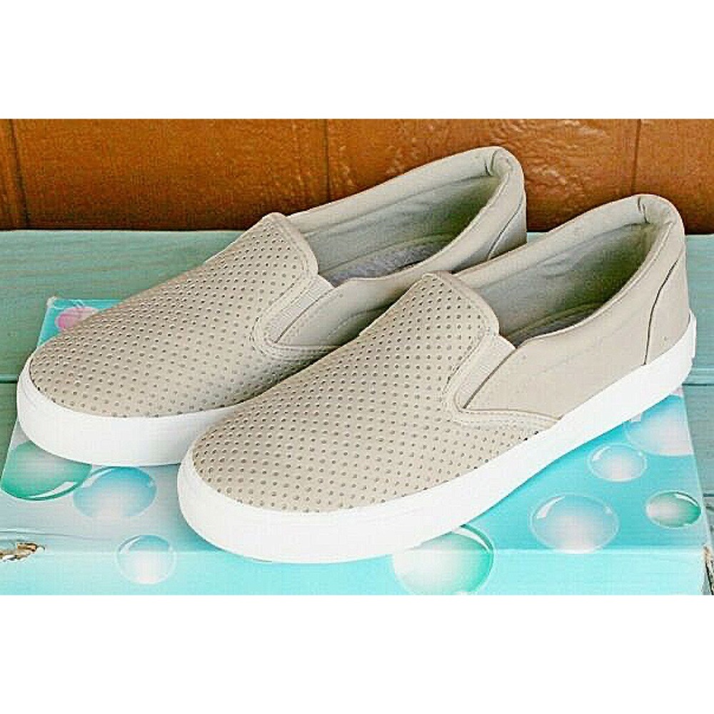Perforated Slip-On Sneakers - Picture 2 of 3
